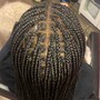 Soft Locs Tip of butt medium