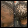 Interlock and style (shaved sides and under cut clients only)