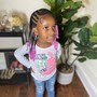 Kid's cornrows braids with beads .11ys old and under