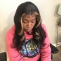 Full Sew In with minimal leave out