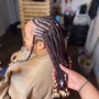 Small Boho Knotless Braids