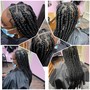 Jumbo size knotless braids waist length