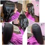 Hot Oil Or Scalp Treatment And Blowdry