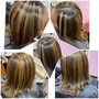 Partial Highlight Comes With Olaplex Treatment, trim And Flat Iron. USE VAGARO ONLY. https://www.vagaro.com/eminenthairsalon1