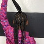 Braided front  half crochet