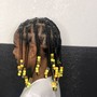 Wig braid down