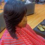 Relaxer touch up and style