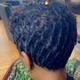 Relaxer touch up and style