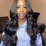 Closure wig install