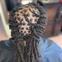 Half Feeder Half Individual Braids (Waist)