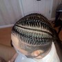 Mens hightop boxbraids no hair added