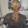 Wedding updo/ponytail