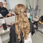 Wedding updo/ponytail