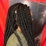 Knotless  Braids/w front braid