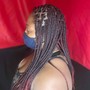 Knotless Braids/Medium size