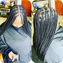 Large Knotless Braids