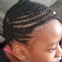 Jumbo knotless box braids