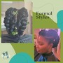 Feed-In Braids :Styled