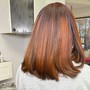 Customized Natural hair Coloring treatment and Style