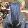 Classic Natural hair Blowout with styling