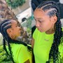 2 feed in braids