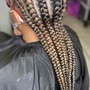 Medium feed in braids