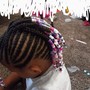 Cornrows with designs