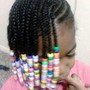 Box Braids with hair added