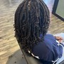 Large Soft Locs mid Back