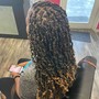 Large Soft Locs mid Back