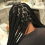 Small-Medium Goddess Knotless Box Braids