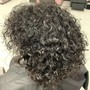 Curly cut only and style