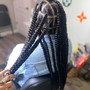 Waist length add on Jumbo and Large Braids knotless &amp; Box Braids