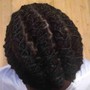 Jumbo Twist (added hair) Any Length- Client provides hair $100.00 -Hair included $40.00 additional fee