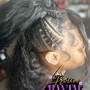 Sew in net no braids