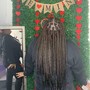 Large knotless braids