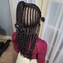 Kid 2 layer Braids