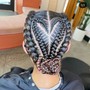 Feed in braids