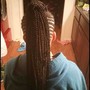 Large Box Braids Shoulder Length