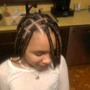 Full head heart shaped Cornrows Waist Length