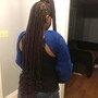 Box Braids Shoulder length MEDIUM in size