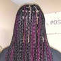 Large Knotless Braids