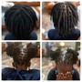 Medium Loc Maintenance (Re-twist) + Style