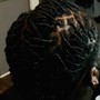 4 ( top) Stitch Braids on tapered cut