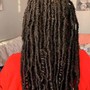 Loc Extensions w/curly ends (provided hair)