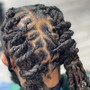 Retwist With Style (Under 50 Locs Total)