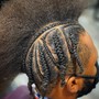 Small Natural Hair Box Braids