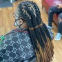 Man Plaits|box braids 1/2 head