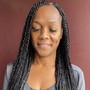 Passion Twists with Design in Front  - Hair Included