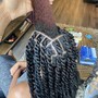 Passion Twists with Design in Front